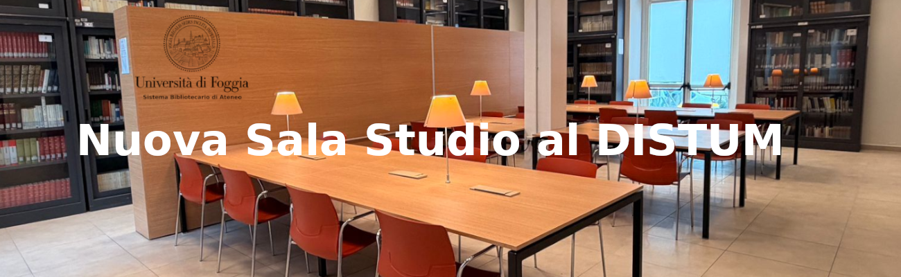 Nuova Sala Studio al Distum di Via Arpi