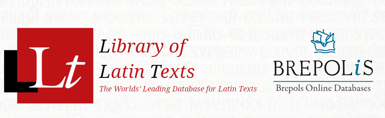 Attiva la banca dati Library of Latin Texts Online