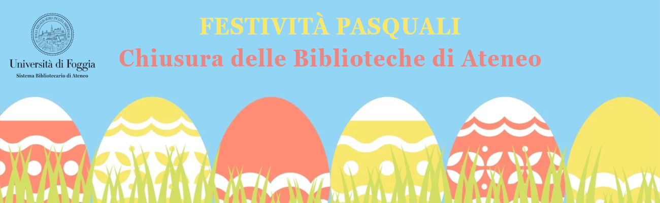 Chiusura delle Biblioteche di Ateneo in occasione delle prossime festivit&agrave;